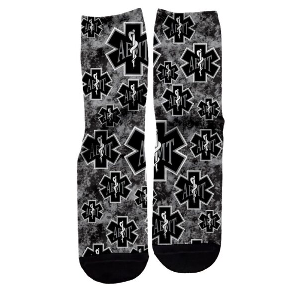 AEMT Black Random Long Sock Image