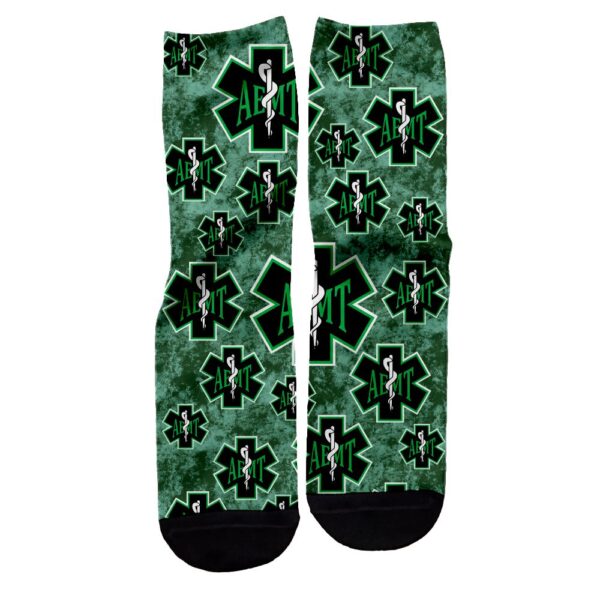 AEMT Green Random Long Socks Image